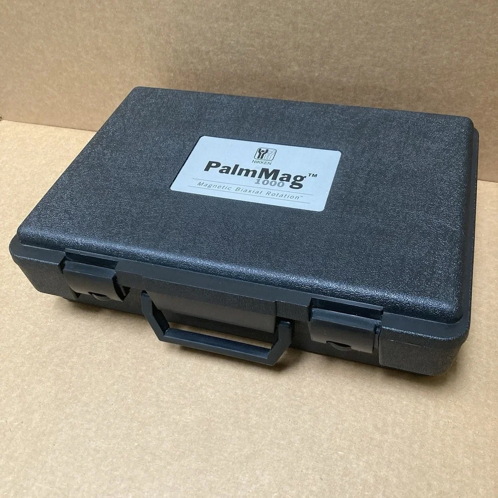 NIKKEN Magnetic Biaxial PalmMag 1000 Power Supply Adapter Hard Case Manual Works